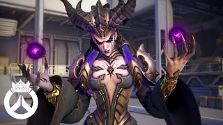 NEW Lilith Moira Skin Showcase  Overwatch 2 [upl. by Nylg]