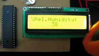 Interface Humidity Sensor with 8051 Microcontroller AT89C1 [upl. by Dagna]