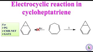 Electrocyclic reaction in cycloheptatriene [upl. by Etterual68]