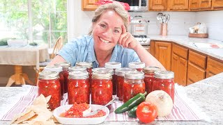 How To Make Fresh Salsa And Bottle It At Home [upl. by Waine]