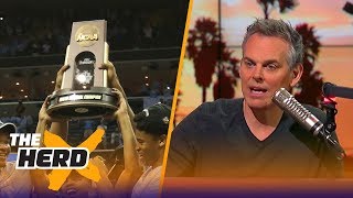 Colin Cowherd lists the 9 teams that can win the NCAA Tournament  THE HERD [upl. by Schapira]