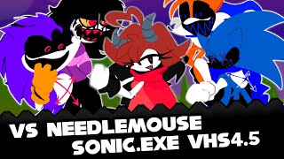 FNF  Vs Needlemouse  VHS SarahLuther  Cutscene  ModsHardGameplay [upl. by Aneala]