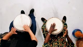 Play the Djembe Kuku Rhythms Combined  African Drums [upl. by Esorylime]