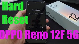 How To Hard Reset OPPO Reno 12F 5G [upl. by Steinman]