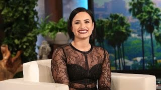 Demi Lovato Credits The Kardashians On Ellen Wants Wilmer To Propose [upl. by Calvinna61]