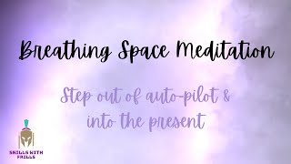 3 Minute Breathing Space Meditation for Kids [upl. by Oicor738]