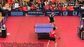 Ma Long 18 years Vs Werner Schlager  Match 3 World Champion Warmup 2007 [upl. by Lisa]