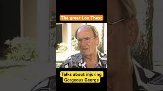 Lou Thesz talks about the time he injured Gorgeous George Louthesz Gorgeousgeorge wrestling wwe [upl. by Alexandra]