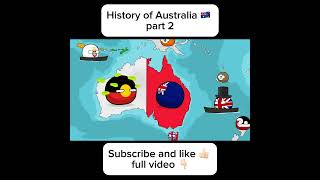 Countryballs  History of Australia 2 countryballs polandball history ww2 australia geography [upl. by Nievelt]