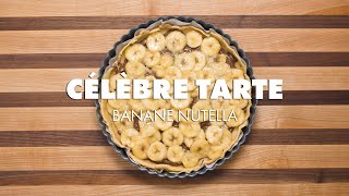 Recette Virale de Tarte aux Bananes et au Nutella [upl. by Corron308]