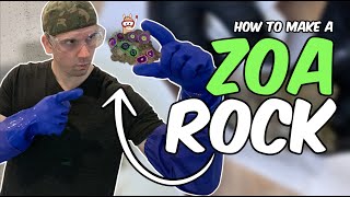 How to Make a Zoanthid Rock for Your Reef Tank Beginner Level [upl. by Valaree]