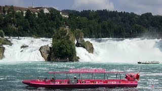 Spektakulär Rheinfall in Schaffhausen Rundgang um den Rheinfall Rhyfall Chutes du Rhin Wasserfall [upl. by Shana705]