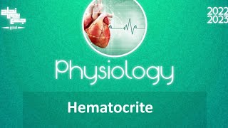 Pract 2  Haematocrit estimation Physiology [upl. by Anairt]