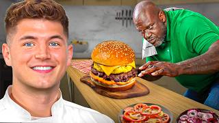 Cooking Challenge vs Shaq [upl. by Ehtnax]