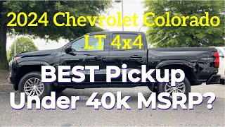 2024 Chevrolet Colorado LT 4x4 The BEST Midsize Pickup Under 40k MSRP [upl. by Adiene]