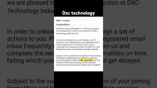 Dxc technology joining news dxctechnology layoffs [upl. by Renrew]