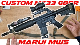 Custom M733 Tokyo Marui MWS GBBR [upl. by Dinnage]