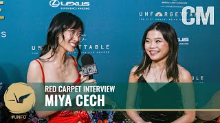 Miya Cech Keeps Her Cool on the Carpet  UNFO 2023 Red Carpet with Leenda Dong [upl. by Raskin]