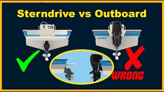 Outboard vs Sterndrive  Inboard Outboard vs outboard  Which is Best why Inboard vs outboard [upl. by Griggs]