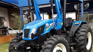 New Holland tl 580 Intercooler Lançamento No Show Rural Coopavel 2019 [upl. by Kitarp]