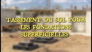 TASSEMENT DU SOL POUR LES FONDATION SUPERFICIELLE DTU [upl. by Asehr]