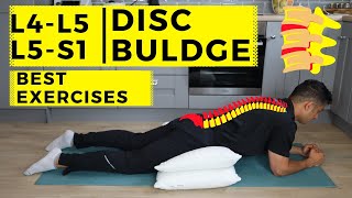 L4 L5  L5 S1 disc bulge best exercise rehabilitation for pain relief [upl. by Oaks305]