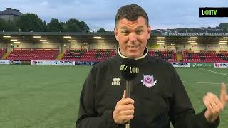 REACTION  Kevin Doherty Post Match  Derry City 51 Drogheda United [upl. by Rephotsirhc]