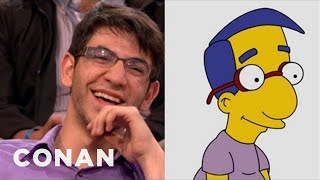 The CONAN Audiencey Awards Milhouse Van Houten Edition  CONAN on TBS [upl. by Swerdna208]