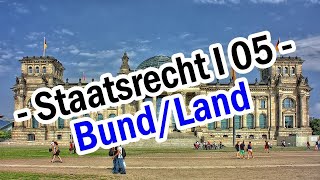 Staatsrecht I 05  Das Verhältnis zwischen Bund und Ländern  Art30 GG [upl. by Edorej842]