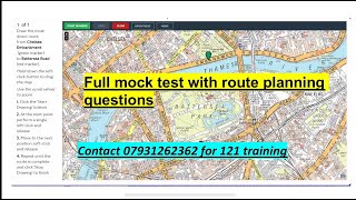 Topographical Skills Assessment Test 2020Full Mock test with Route planning questions [upl. by Yaluz370]