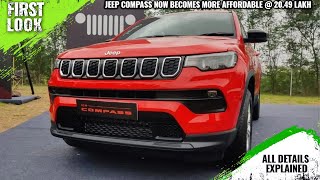 2024 Jeep Compass Facelift SUV Launched  2049 Lakh  Explained All Spec Features Engine And More [upl. by Irafat584]