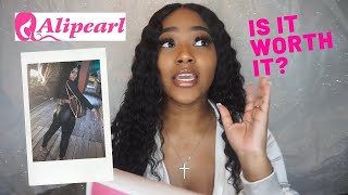 UNSPONSORED ALIPEARL HAIR REVIEW  26INCH DEEPWAVE HAIR IS IT WORTH IT [upl. by Drislane8]