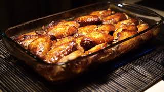 Oven bake wings with potatoes [upl. by Greg114]