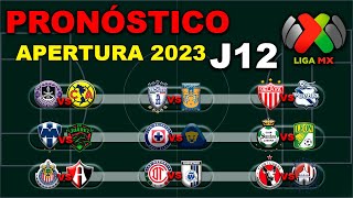 ⚽ El mejor PRONÓSTICO para la JORNADA 12 de la LIGA MX APERTURA 2023  Análisis  Predicción [upl. by Guttery]