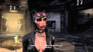 Batman Arkham City  Catwoman talks to Bane [upl. by Annenn472]