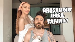 EŞİMİN SAÇLARINI BOYADIM  Brushlight Nasıl Yapılır [upl. by Dominga338]