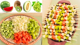 Brochettes de fruits  Facile amp Rapide [upl. by Ynetruoc]