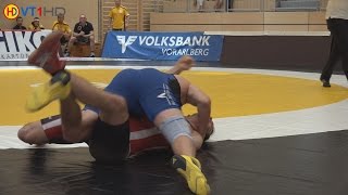 Ringen Mannschaftsturnier Klaus 2015 Götzis Häusle vs Kriessern Hungerbühler 75kg GR [upl. by Ykcul70]