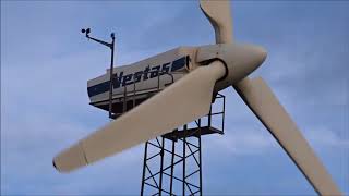 Vestas V15 Windkraftanlage von 1983 Vestas V15 wind turbine from 1983 [upl. by Ycinuq306]