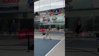 Bà ngoại thi đấu với các cháu pickleball pickleballfunny model viralvideo [upl. by Roanne]