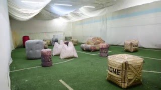 Indoor Paintball Field Tour [upl. by Etnoid]