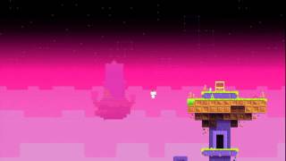 Fez  Floating island treasure chest AntiCube guide [upl. by Yelrebmik]