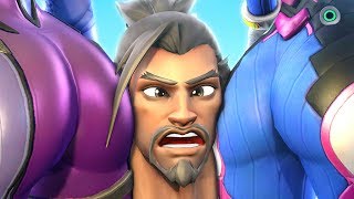 1 RANKED HANZO IN OVERWATCH DEFEATED [upl. by Robbin]