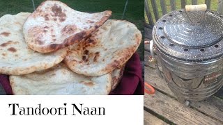 Homemade Tandoori Naan Recipe In a Tandoor Nazkitchenfun Pakistani Indian Cooking [upl. by Paley]