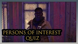 Persons of Interest Quiz  Dying Light 2 All Answers [upl. by Eidob]