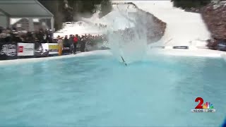 A double back flip highlights 2023 Slush Cup [upl. by Eben982]