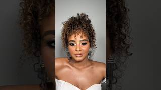 Penteado INCRÍVEL para cabelos CACHEADOS curlyhair curlyhairstyles hairtutorial hairstyles [upl. by Muldon551]