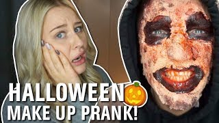 HALLOWEEN PRANK 😈🙈była przerażona girlfriend vs boyfriend [upl. by Ozne]