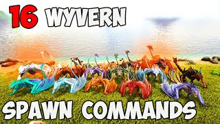 UPDATED Ark ALL WYVERN Spawn COMMAND  How To Summon All WYVERNS ARK CODE 2023 [upl. by Collie]