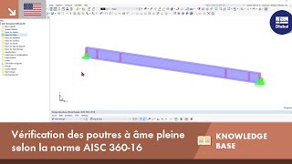 EN KB 001861  Vérification des poutres à âme pleine selon lAISC 36016 [upl. by Immac]